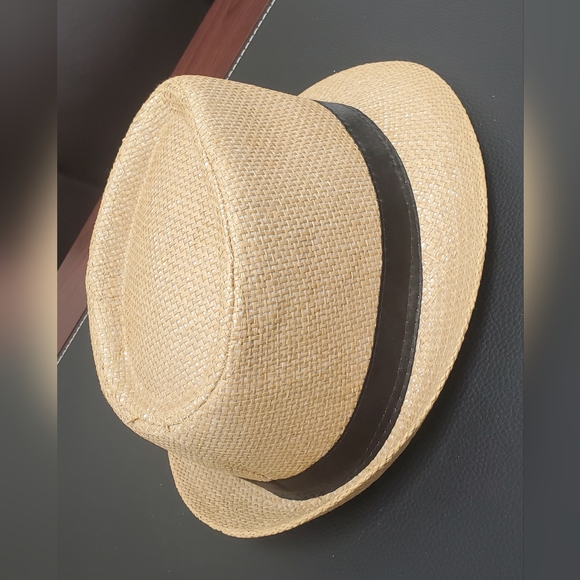 FEDORA Straw Hat Beige/tan - Picture 3 of 5